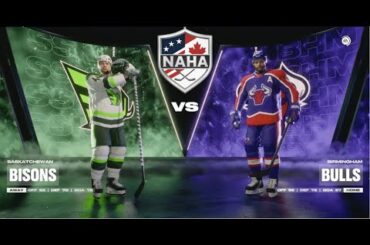 NAHA 2025-26 Season - Saskatchewan Bisons (9-9-3) @ Birmingham Bulls (9-7-2)