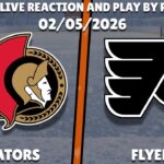 Flyers vs Senators | Philadelphia Flyers vs Ottawa Senators | Live Reaction