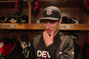 Bjugstad, Keefe talk before playing the NY Islanders