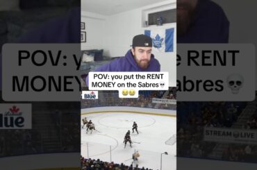 Sabres are frauds…. #nhl#penguins#sabres#pittsburghpenguins#buffalosabres#reaction#sportsbetting