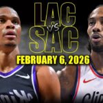 Los Angeles Clippers vs Sacramento Kings Full Game Highlights – February 6, 2026 | NBA Season