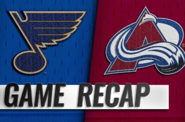 Blues top Avalanche on Parayko's dazzling OT goal