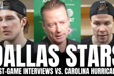 Miro Heiskanen, Oskar Back & Glen Gulutzan Recap Dallas Stars SLUMP, Struggles vs. Carolina