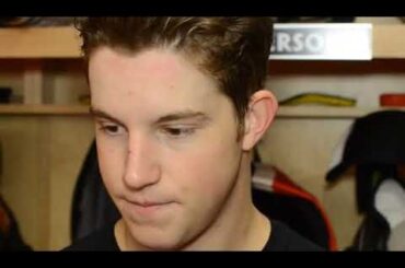 19 YEAR OLD DAMON SEVERSON DISCUSSES HIS NHL DEBUT #NJDevils #CBJ