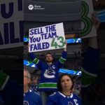 POV: This Canucks Sign Said It All 😱🏒