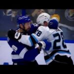 NHL Hockey fight - Nick Paul(Lightning)vs. Ian Cole(Mammoth)