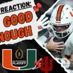 Instant Reaction: Miami Hurricanes Lose to Indiana Hoosiers in National Championship at Home