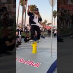 Spin it to win it!🌪️Andy Anderson skating a fire hydrant at Red Bull Origin contest #skateboarding