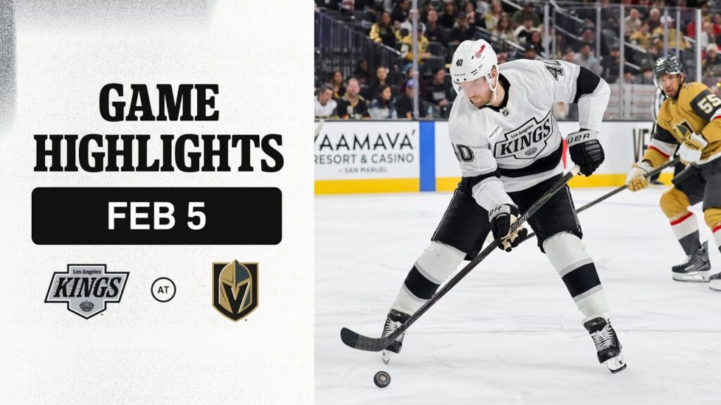 HIGHLIGHTS: LA Kings at Vegas Golden Knights | 02.05.26