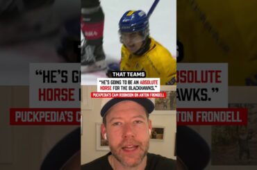 Blackhawks’ Fans CAN'T WAIT for Anton Frondell to Get to Chicago💪👀