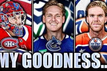AWESOME HABS NEWS, TERRIBLE CANUCKS & OILERS NEWS… (Montembeault, McDavid, Lankinen)