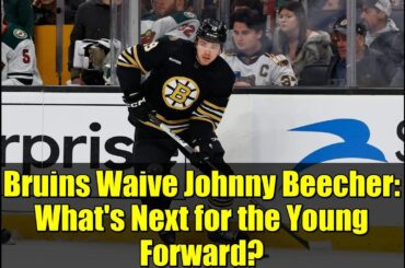 Bruins Waive Johnny Beecher: What's Next for the Young Forward?