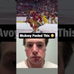 Charlie McAvoy proves his injury 😳🤕 #hockey #nhl