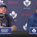 Jonathan Bernier and James van Riemsdyk - September 28, 2014
