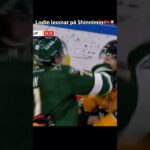 Lodin har fått nog och ger Shinnimin en snabb högerkrok👀🥊  #shl #shinnimin #luleåhockey #FBK