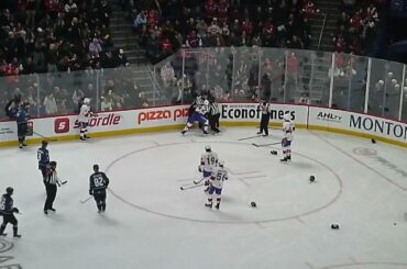 Laval Rocket's Lucas Condotta and Cleveland Monsters' Owen Sillinger get into a fight 2/7/26