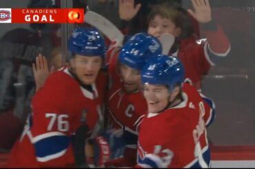 Nick Suzuki profite du bon boulot de Zachary Bolduc pour réduire l’écart à un but