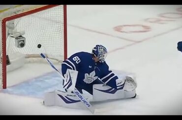 Jack Drury Goes Glove Side on Joseph Woll for the 3-0 Lead Late in the Middle Frame