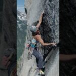 Brette Harrington establishes new route on mysterious wall in British Columbia #climbing