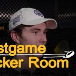 Peeke, Jeannot, Mittelstadt, and Minten speak with the media following 6-3 W vs PHI