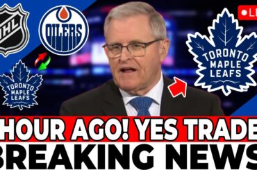 URGENT! MORE NEWS JUST RECEIVED! NHL CONFIRMS TRADE RUMORS! MAPLE LEAFS NEWS TODAY