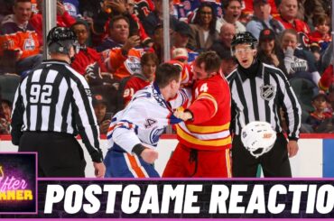Oilers @ Flames Postgame Reaction | FN After Burner - Game 56