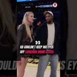 Looks like Kevin Durant couldn’t take his eyes off Cameron Brink’s legs 😅 #NBA #WNBA