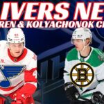 Breaking NHL Waivers News: Blues Claim Berggren & Bruins Claim Kolyachonok, Canucks Bains on Waivers