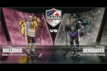 NAHA 2025-26 Season - Baltimore Bulldogs (9-7-3) @ Milwaukee Renegades (7-11-1)