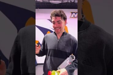 Mini Mic: Asking players to name a famous person with a mustache #predsnhl