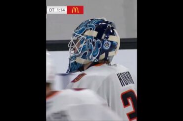 You gotta see this OT-winning shift from Järventie, Howard and Marjala! #Shorts #Hockey #AHL