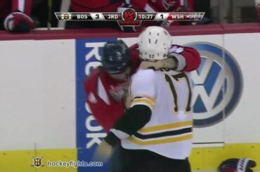 Milan Lucic vs John Erskine Oct 19, 2010