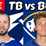 Buffalo Sabres vs. Tampa Bay Lightning | NHL Livestream (Live Reaction & Play-by-Play)