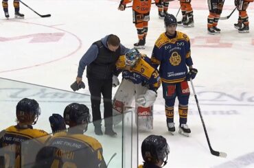 Lukon painajainen toteutui | Antti Raanta loukkaantui jälleen