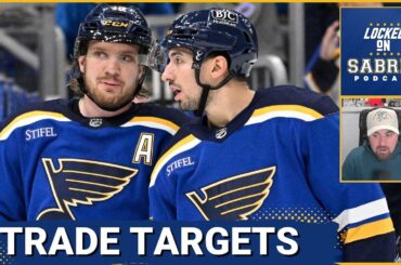 Jordan Kyrou and Robert Thomas HEADLINE Buffalo Sabres trade deadline targets