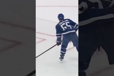 First Goal by Mark Giordano as a Maple Leaf? NHL HIGHLIGHTS! #shorts #hockey