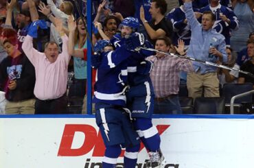 Kucherov snipes the OT winner by Lundqvist