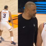 Ime Udoka has words for Dillon Brooks after bumping Steven Adams to ground 😂