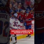 Jonathan Quick est dans tous ses états, et Lane Hutson ne semble pas trop comprendre pourquoi! 😅👀