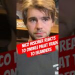 #NJDevils captain Nico Hischier reacts to Ondrej Palat trade to Islanders. #NHL #Hockey