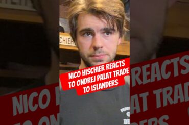 #NJDevils captain Nico Hischier reacts to Ondrej Palat trade to Islanders. #NHL #Hockey