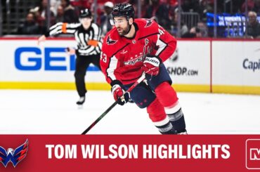 Tom Wilson 2025-26 first half Capitals highlights