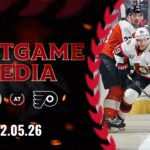 LIVE: Postgame Media OTT 2 PHI 1 (OT)