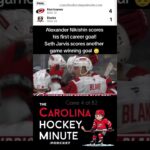 Alexander Nikishin scores first career goal, Canes win 4-1! #carolina #hurricanes #hockey #nikiskin