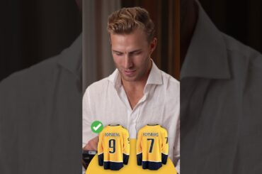 Alex Wennberg testar sin tröjnummer-kunskap! 🏒 #hockey #nhl #swedishhockey #sweden #ytshorts #quiz