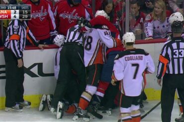 Ducks not happy with Wilson's questionable hit on Cogliano