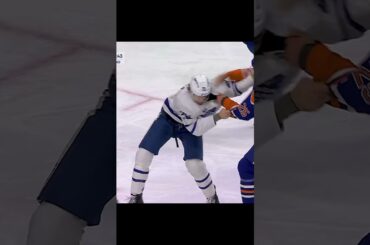 CARLO AND NURSE FIGHT AFTER MCDAVID GETS CLIPPED #nhl #leafs #hockey #Oilers