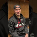 Scored twice and took time to step into The Winter Olympics classroom. #milanocortina2026 #njdevils