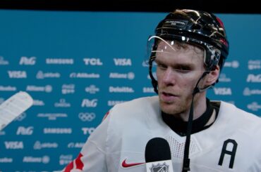 Connor McDavid on Canada’s 5-0 win over Czechia