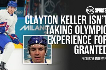 Utah Mammoth Forward Clayton Keller LIVE from Milan Cortina Olympics